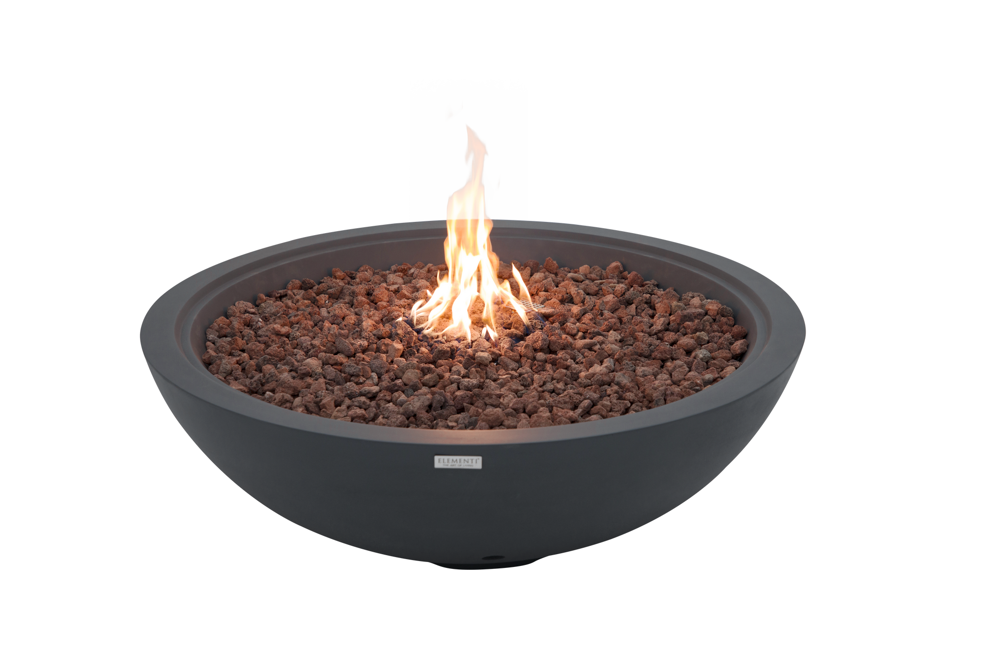 Rose Bowl Fire Pit - 100,000 BTU - Dark Grey