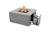 Rocky 43” Square Fire Table with Hidden Tank - Light Gray