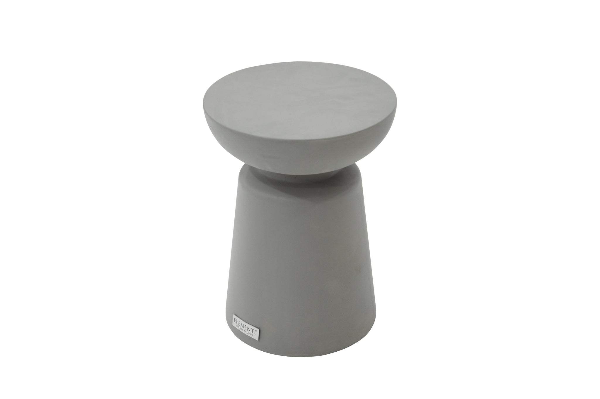 Kylix 13.8" Round Concrete Side Table