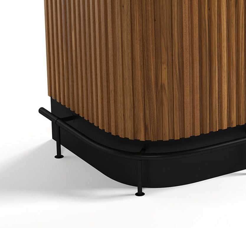 PRO84FOOTRAIL - Foot Rail for Prohibition 84" Cocktail Bar.