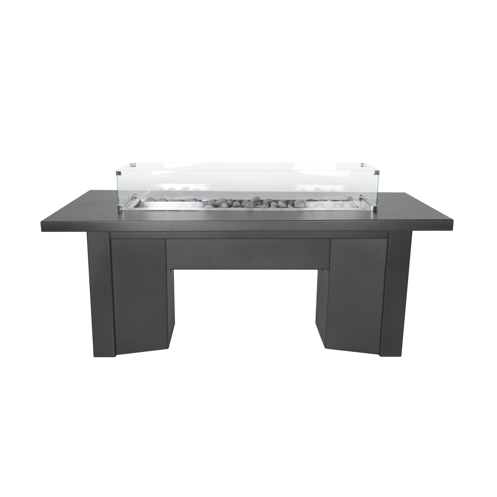 Alameda Fire Table - Powder Coat - With Chairs - 84"