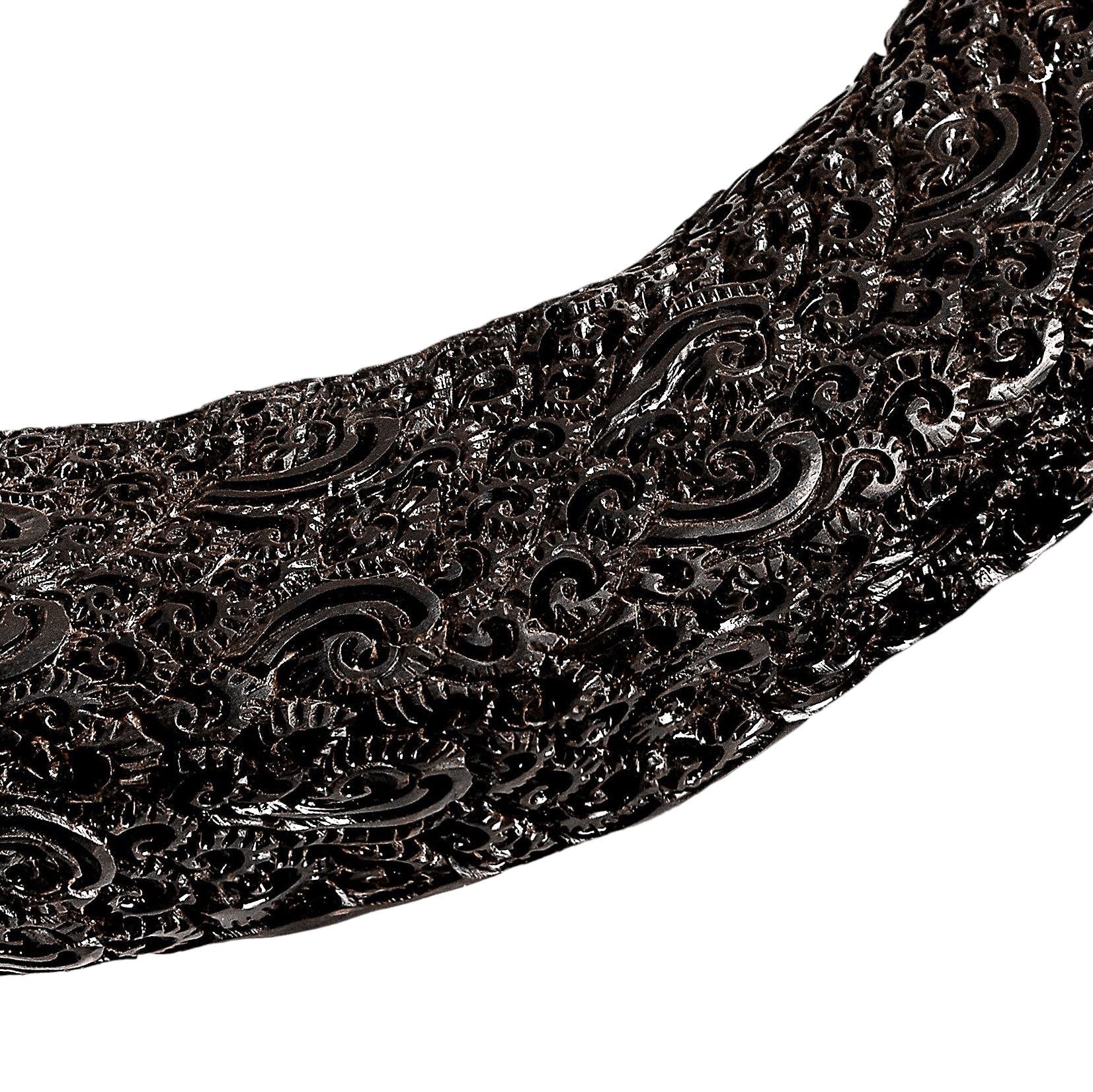 Buffalo Skull - Antique Bronze Storm // Metallic Finish