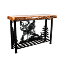 Aspen Wood Scene Table - Elk