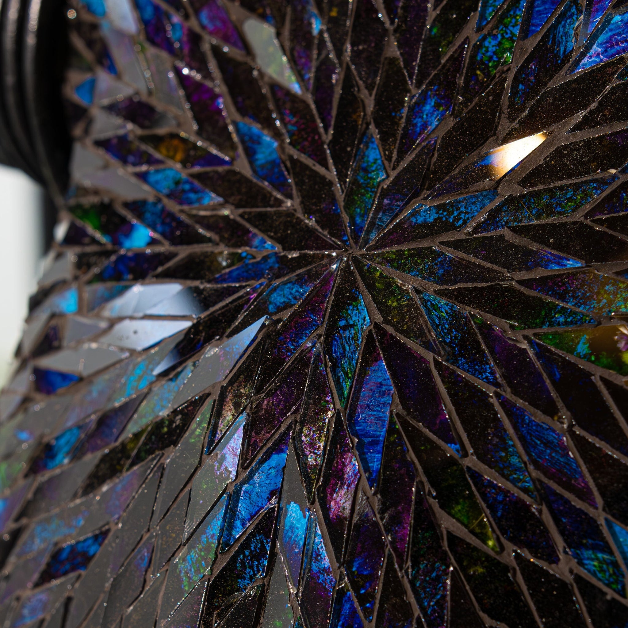 Cow Skull - Blue Mirror // Mosaic Finish