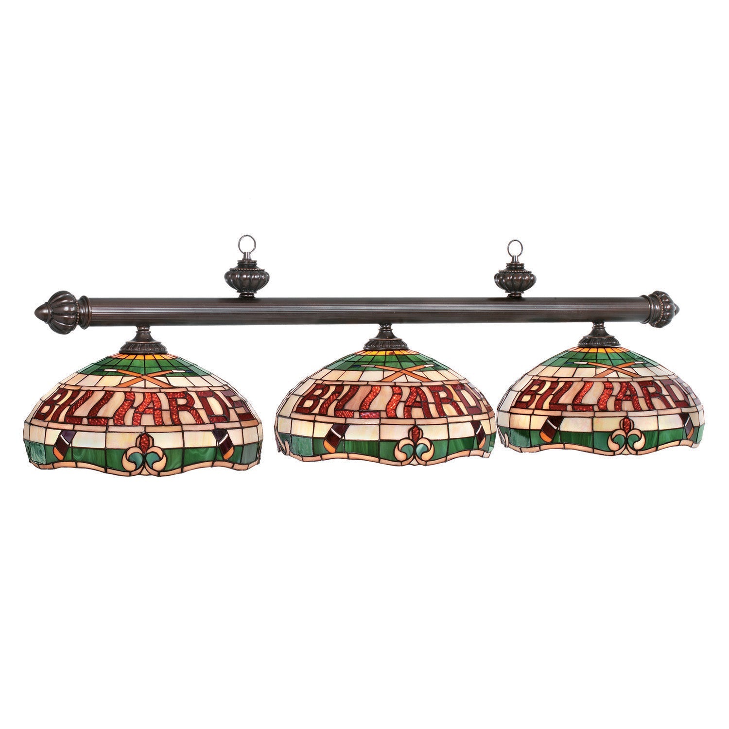 CF50-B56 - 56" 3 Shade Billiard Fixture
