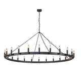 Alderton Iron Ring Chandelier Large