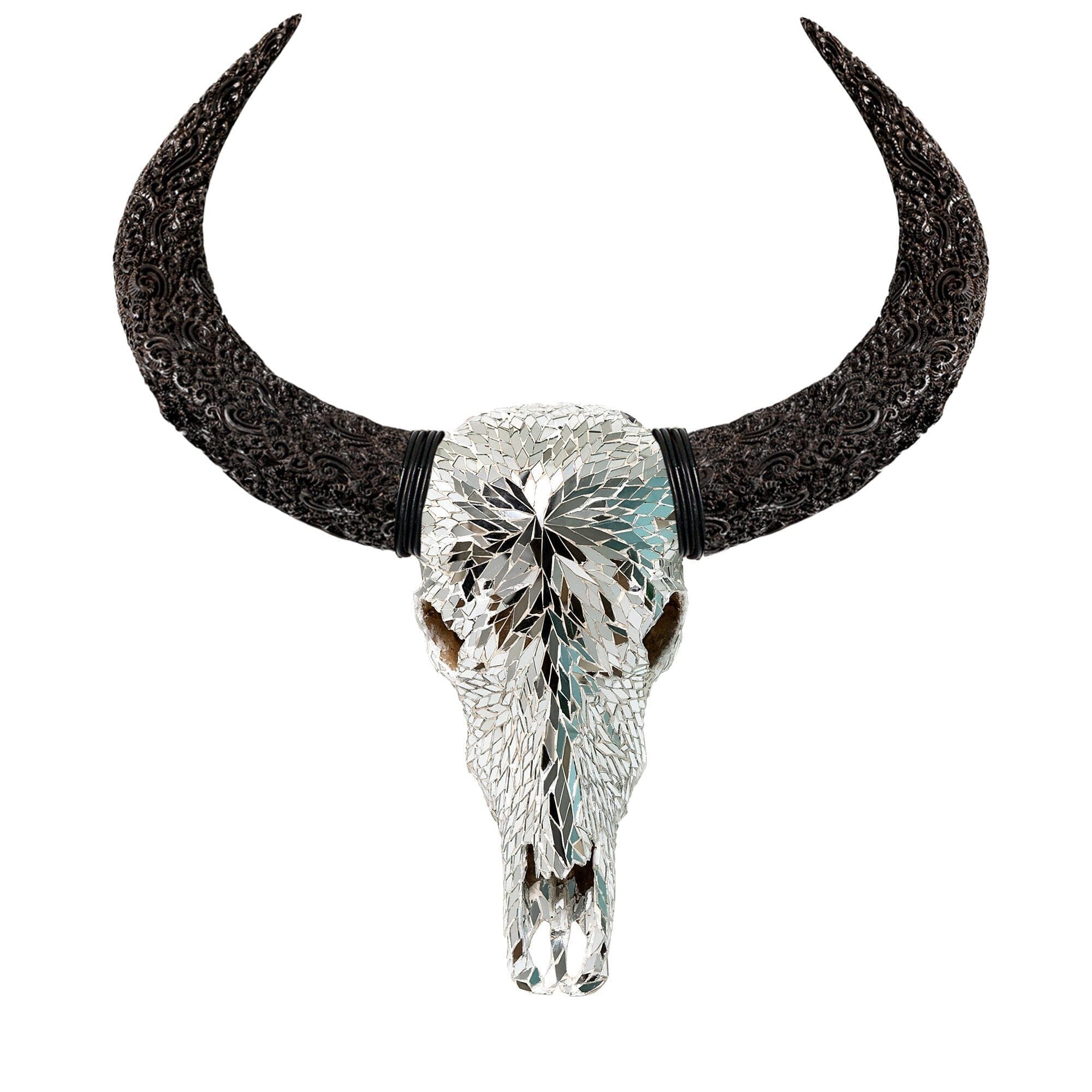 Buffalo Skull - Mirror // Mosaic Finish