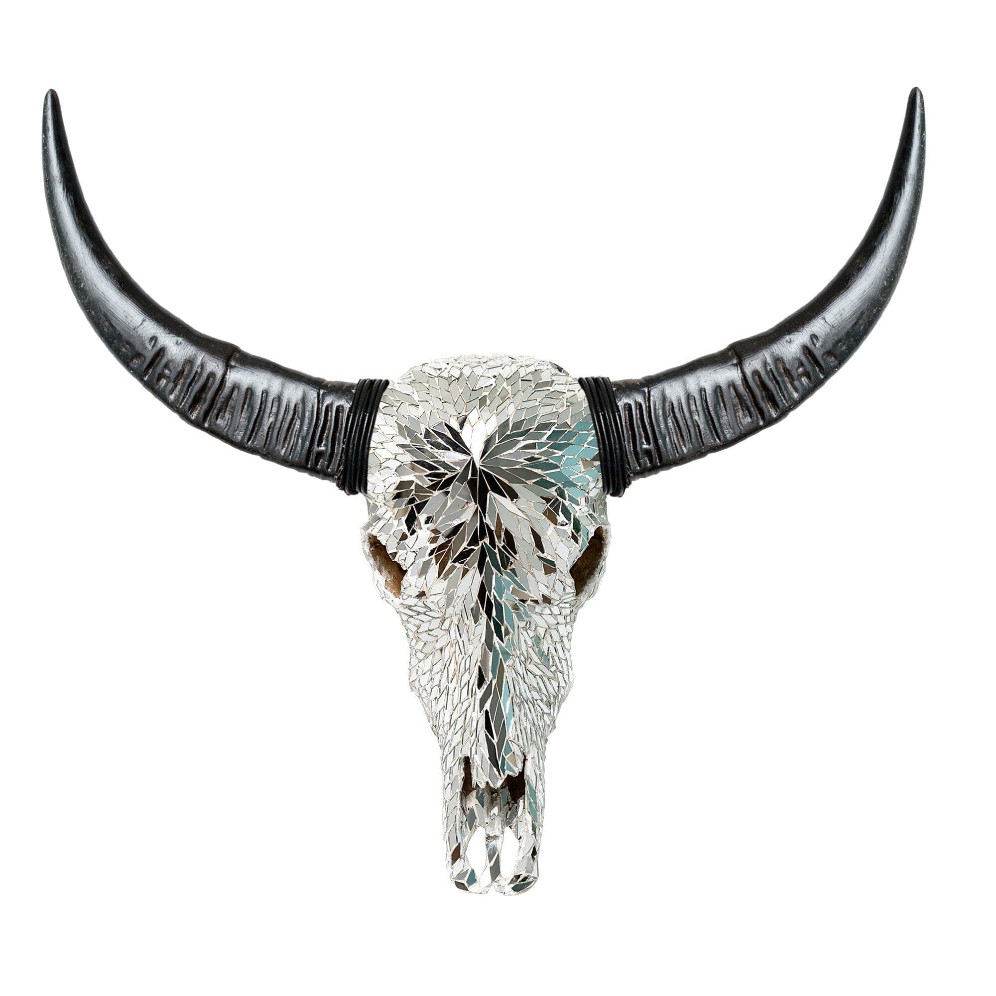 Buffalo Skull - Mirror // Mosaic Finish