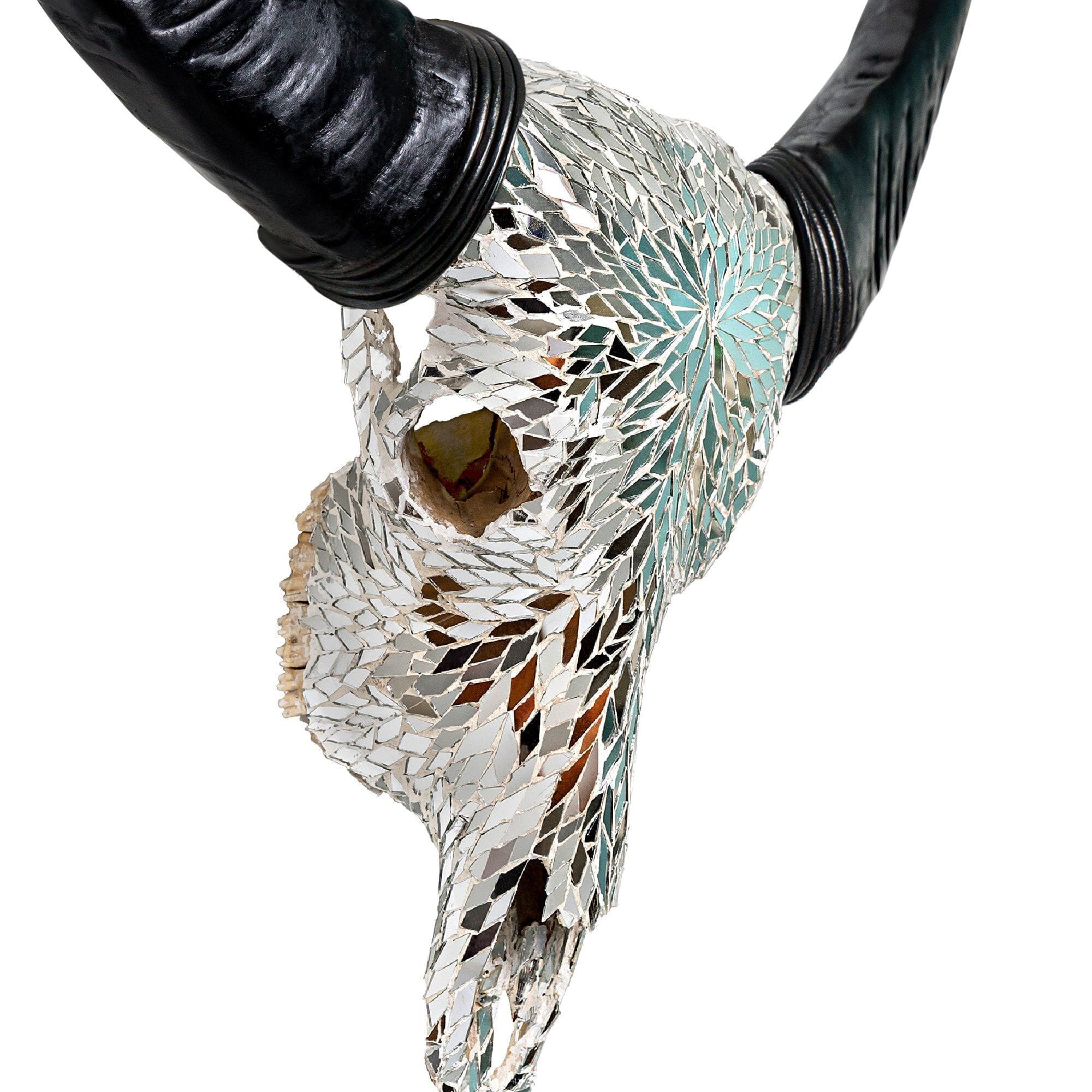 Buffalo Skull - Mirror // Mosaic Finish