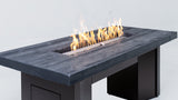 Alameda Fire Table - GFRC Wood Grain Top - With Chairs - 60"