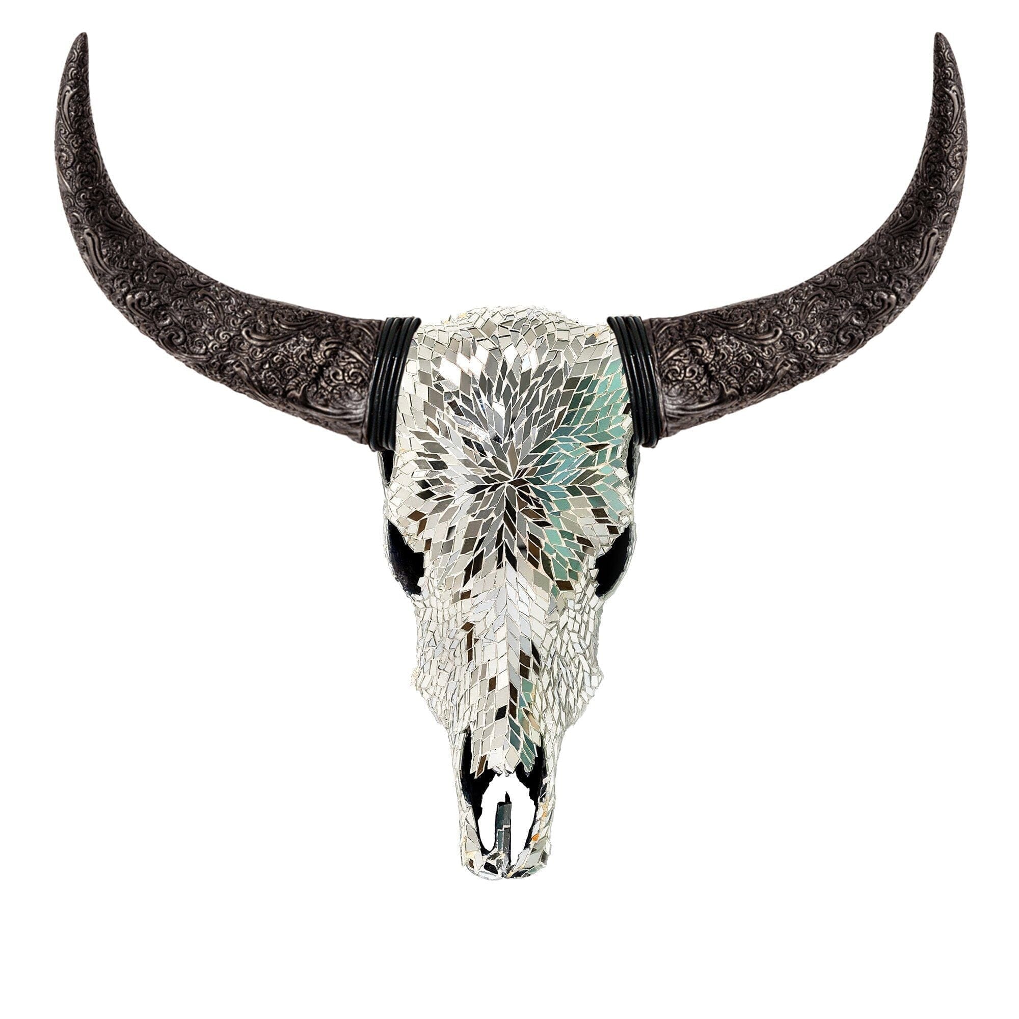 Cow Skull - Mirror // Mosaic Finish