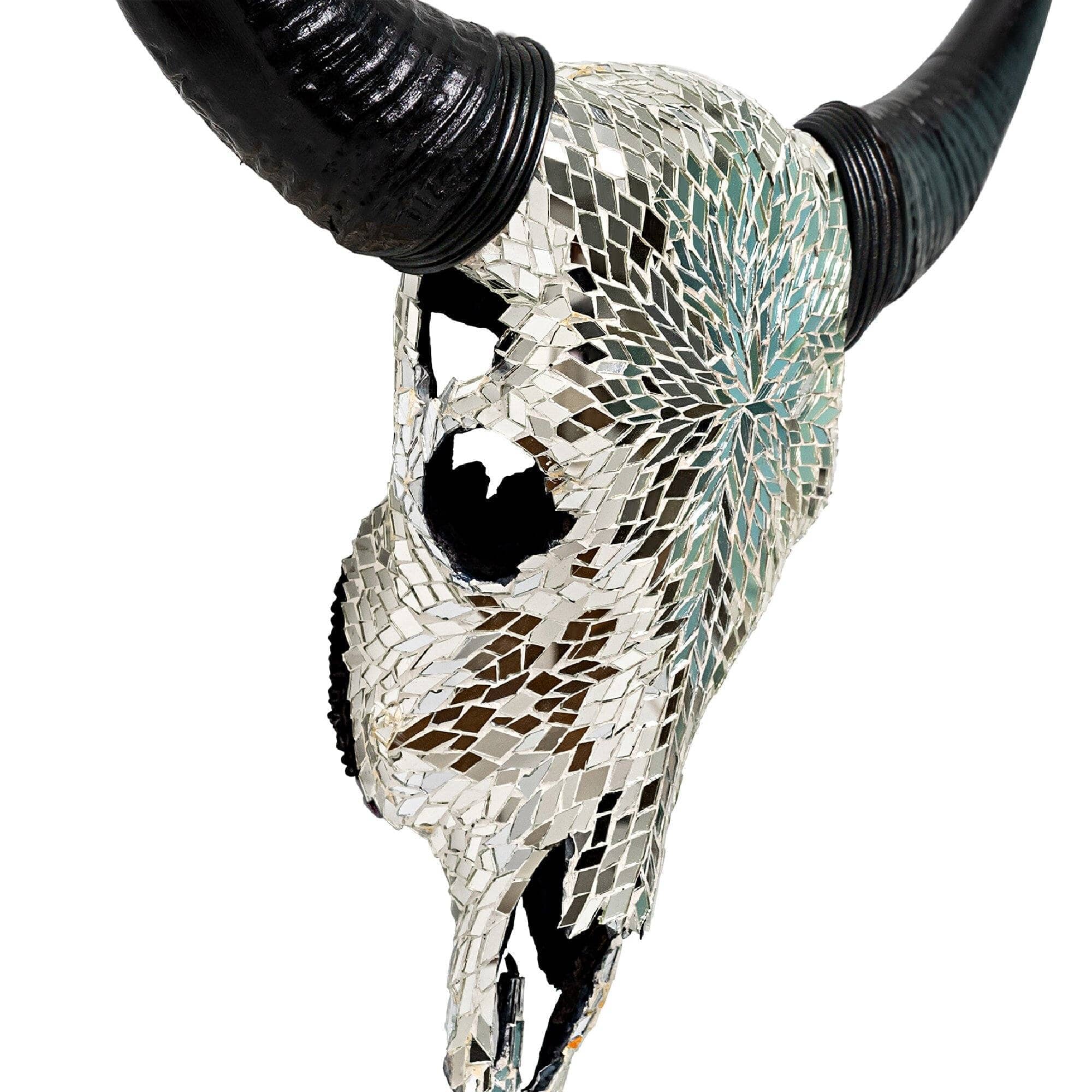 Cow Skull - Mirror // Mosaic Finish
