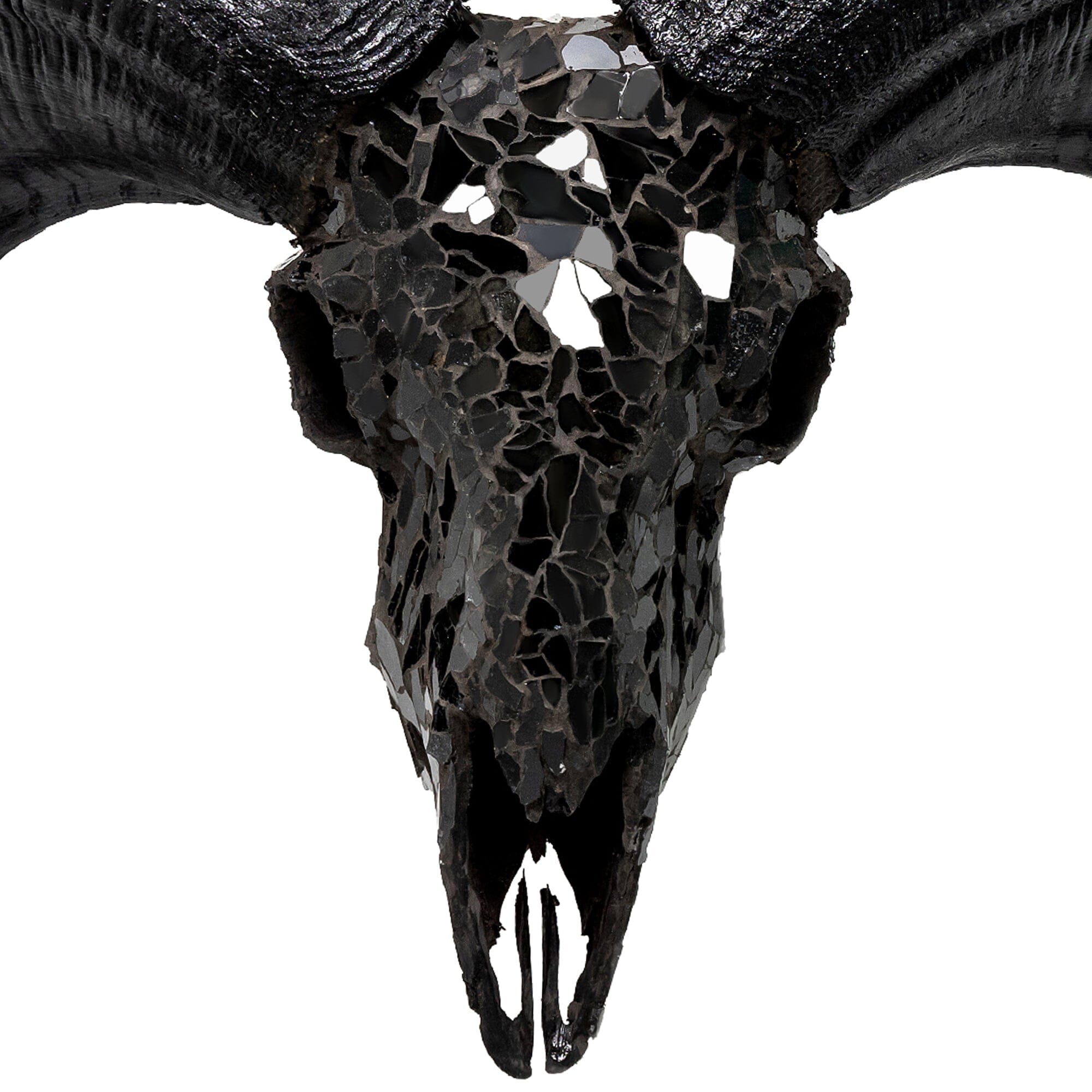 Ram Skull - Black Mirror // Mosaic Finish