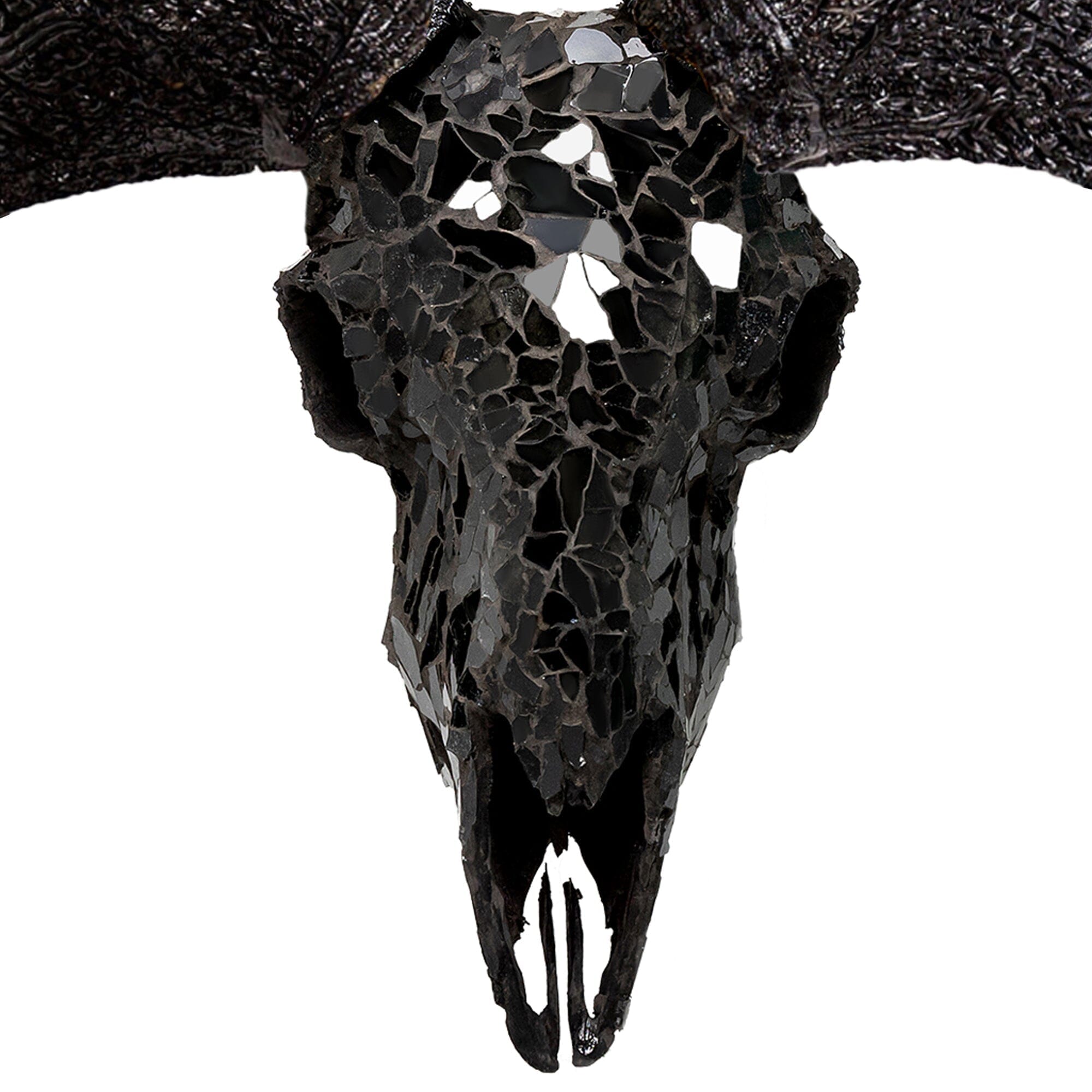 Ram Skull - Black Mirror // Mosaic Finish
