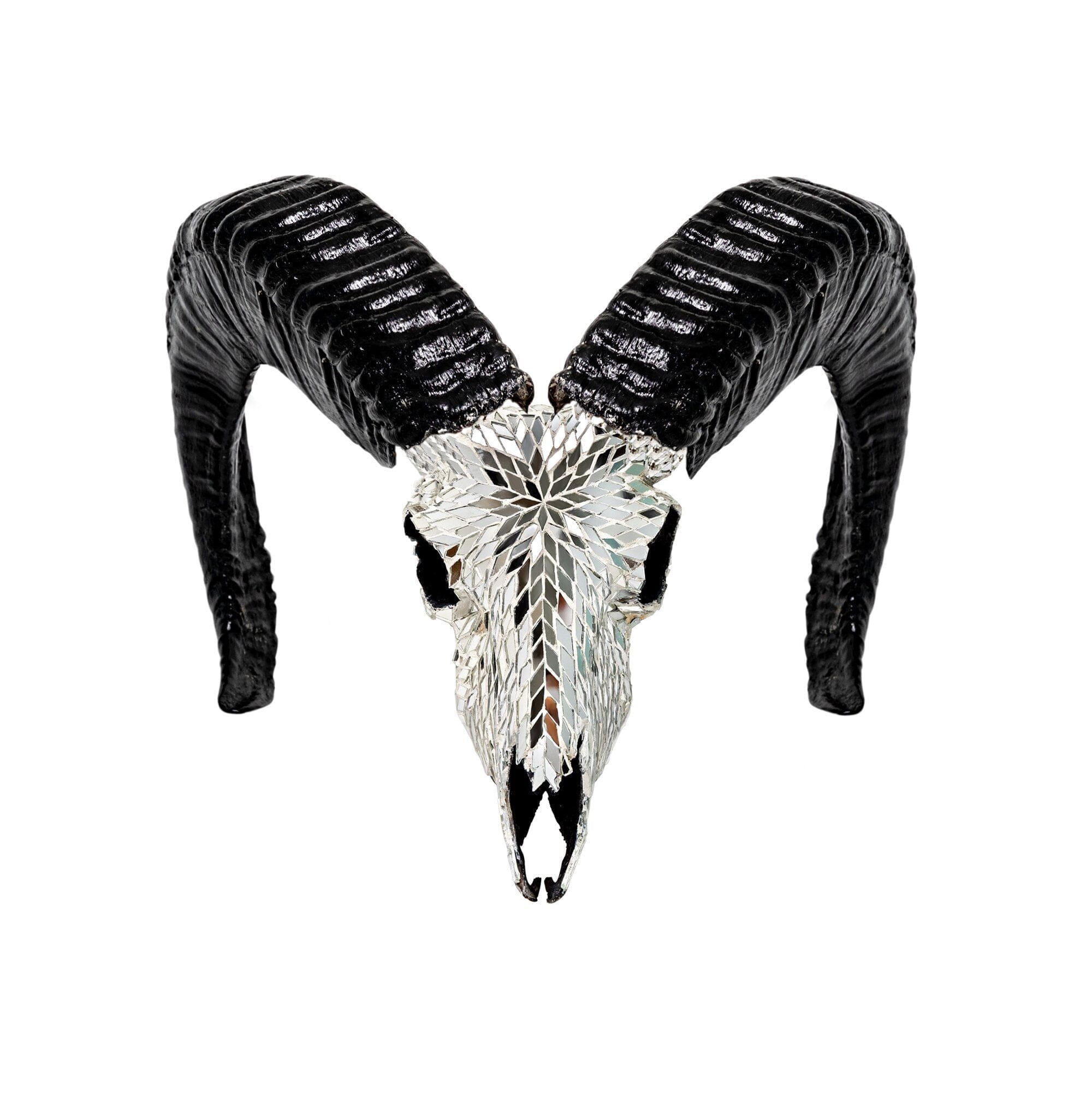 Ram Skull - Mirror // Mosaic Finish