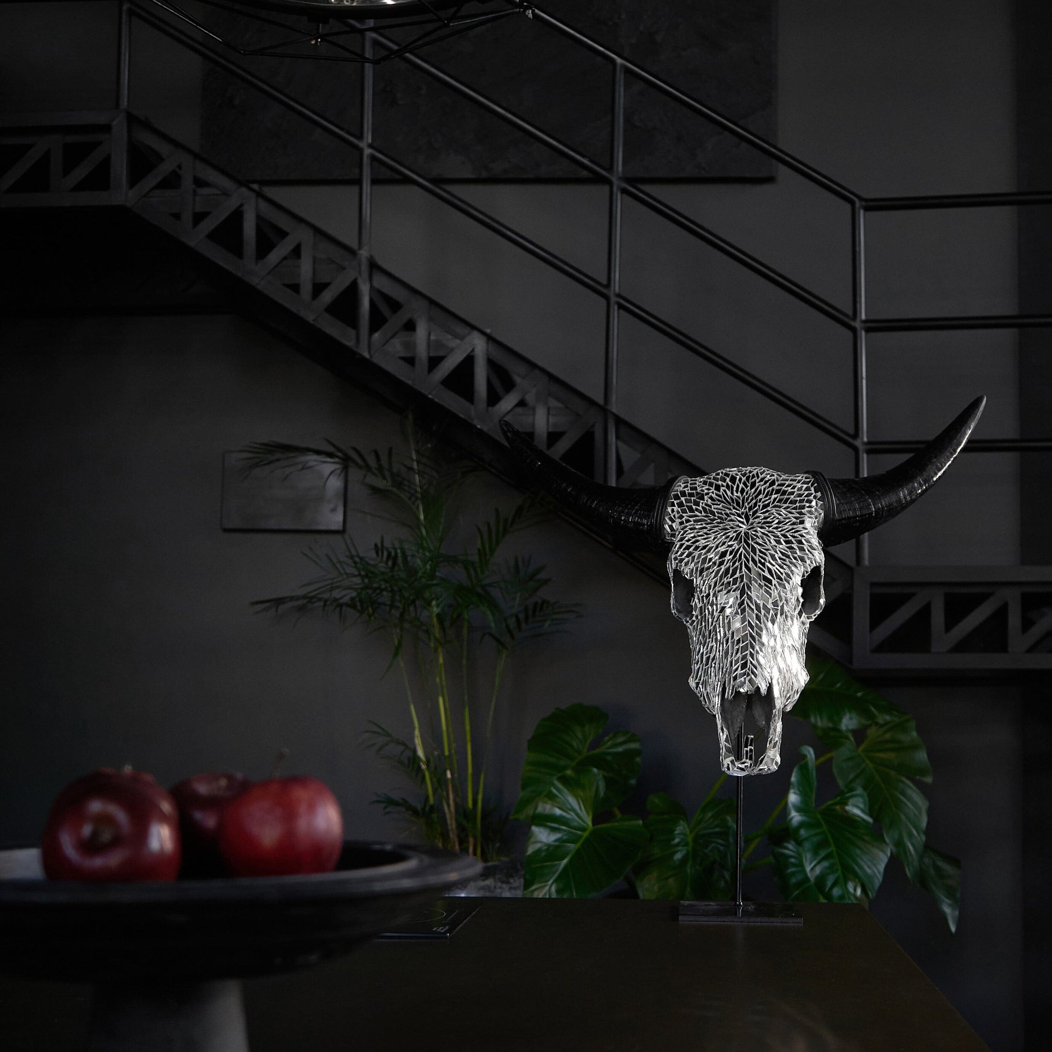 Cow Skull - Mirror // Mosaic Finish