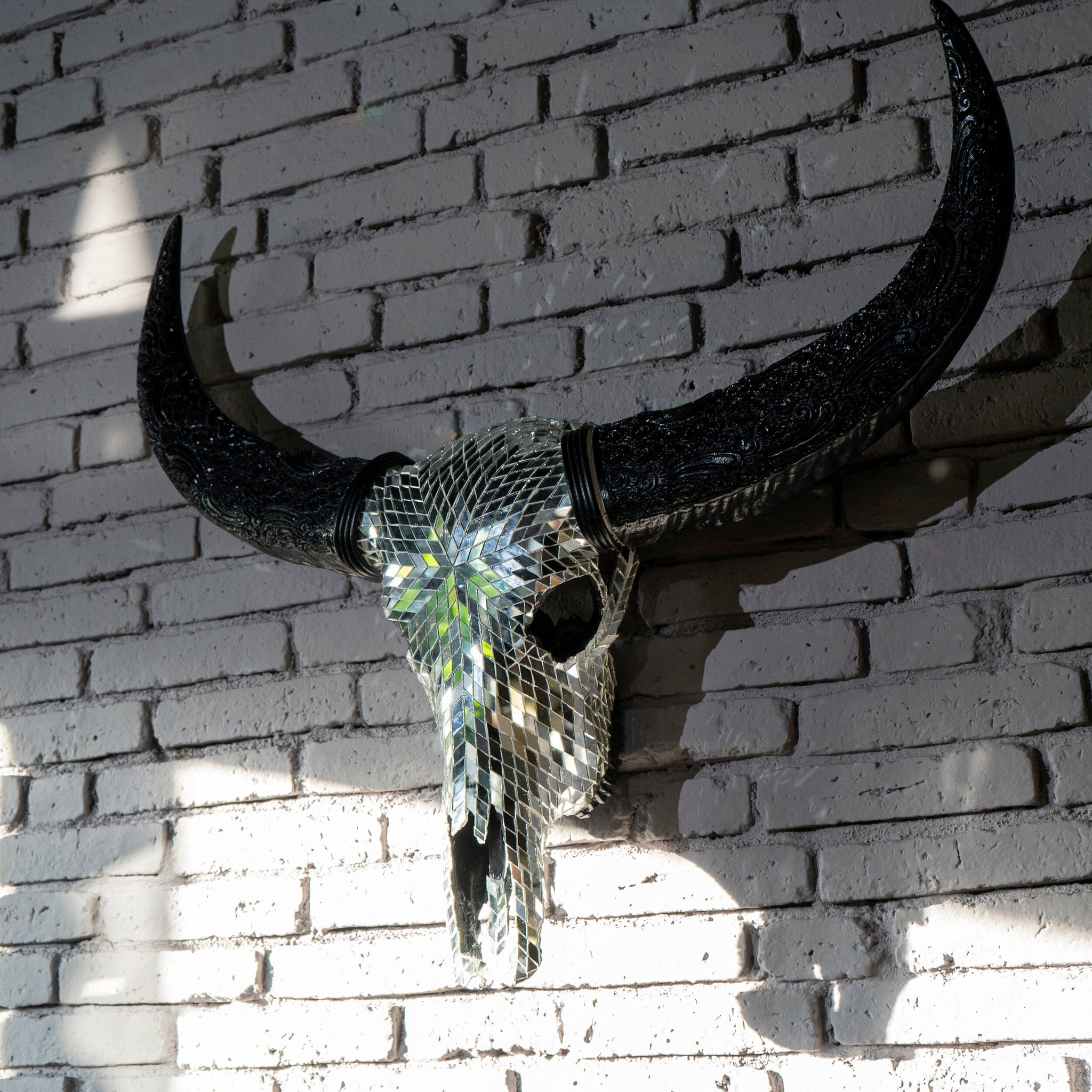 Buffalo Skull - Mirror // Mosaic Finish