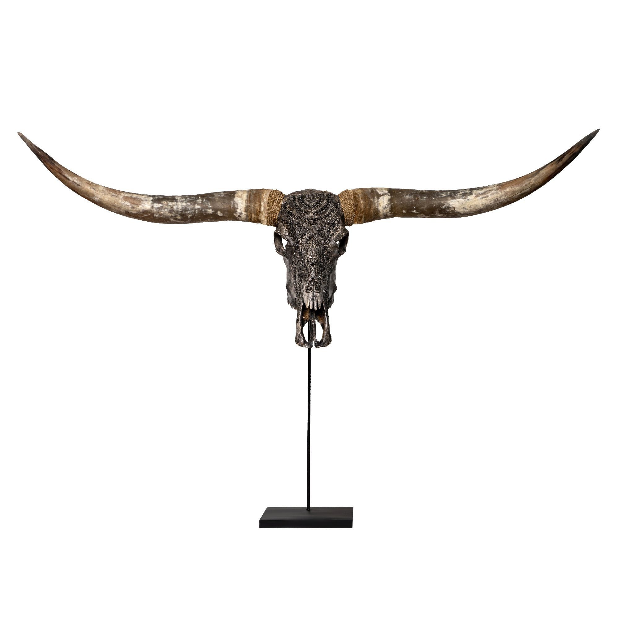 Longhorn Skulls - Metallic Stand