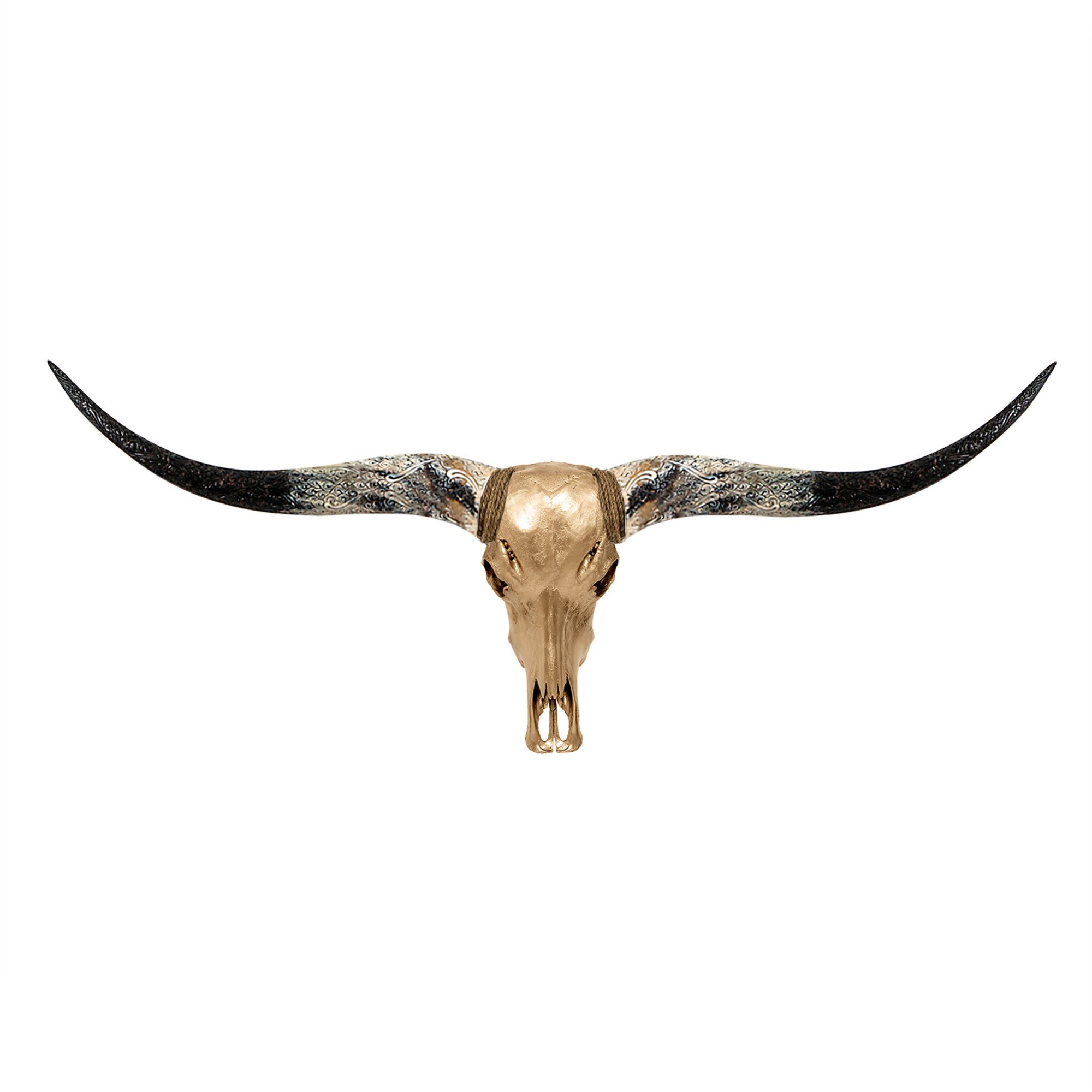 Longhorn Skull - Golden Storm