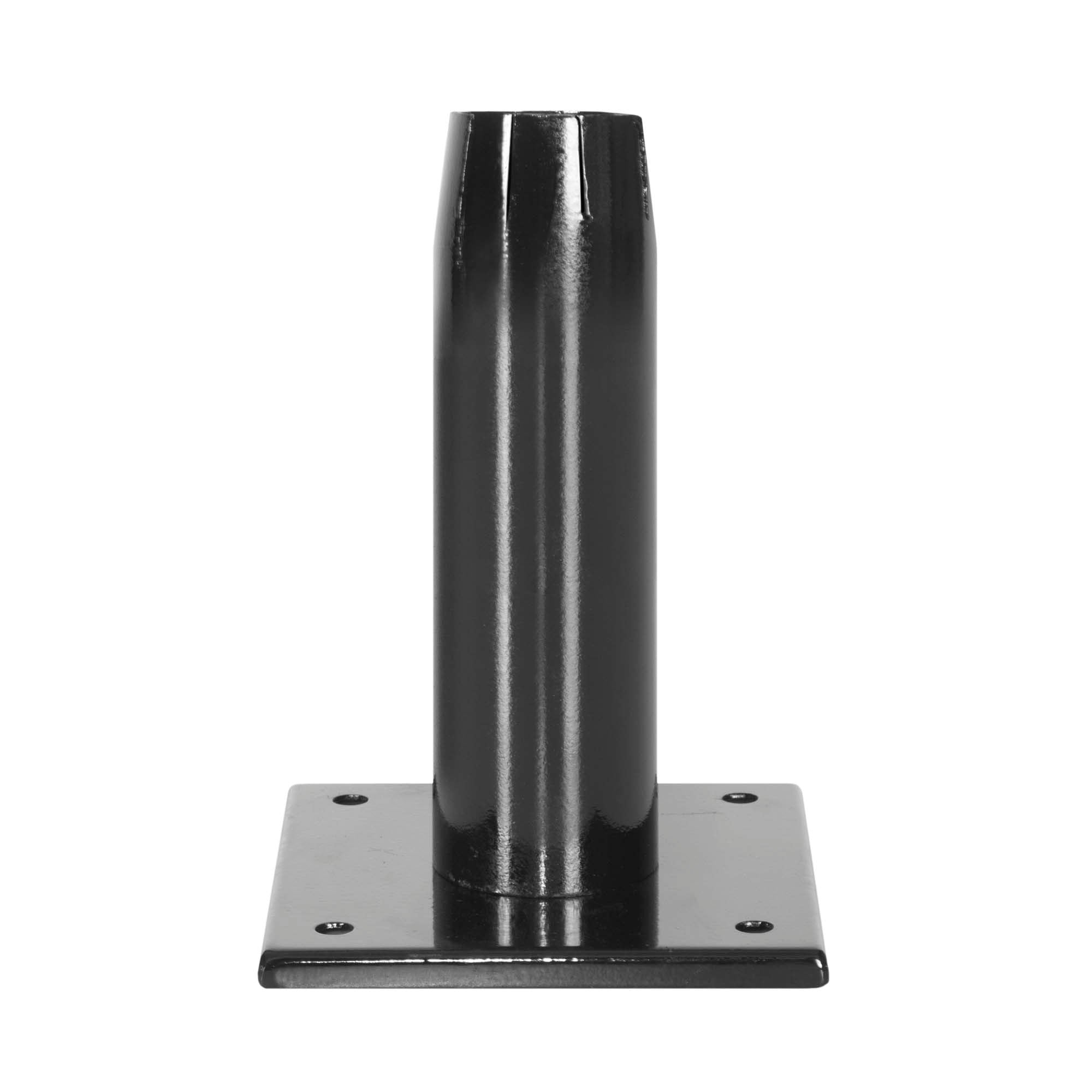 Deck Post Mount for In-Ground Post - Powder Coat
