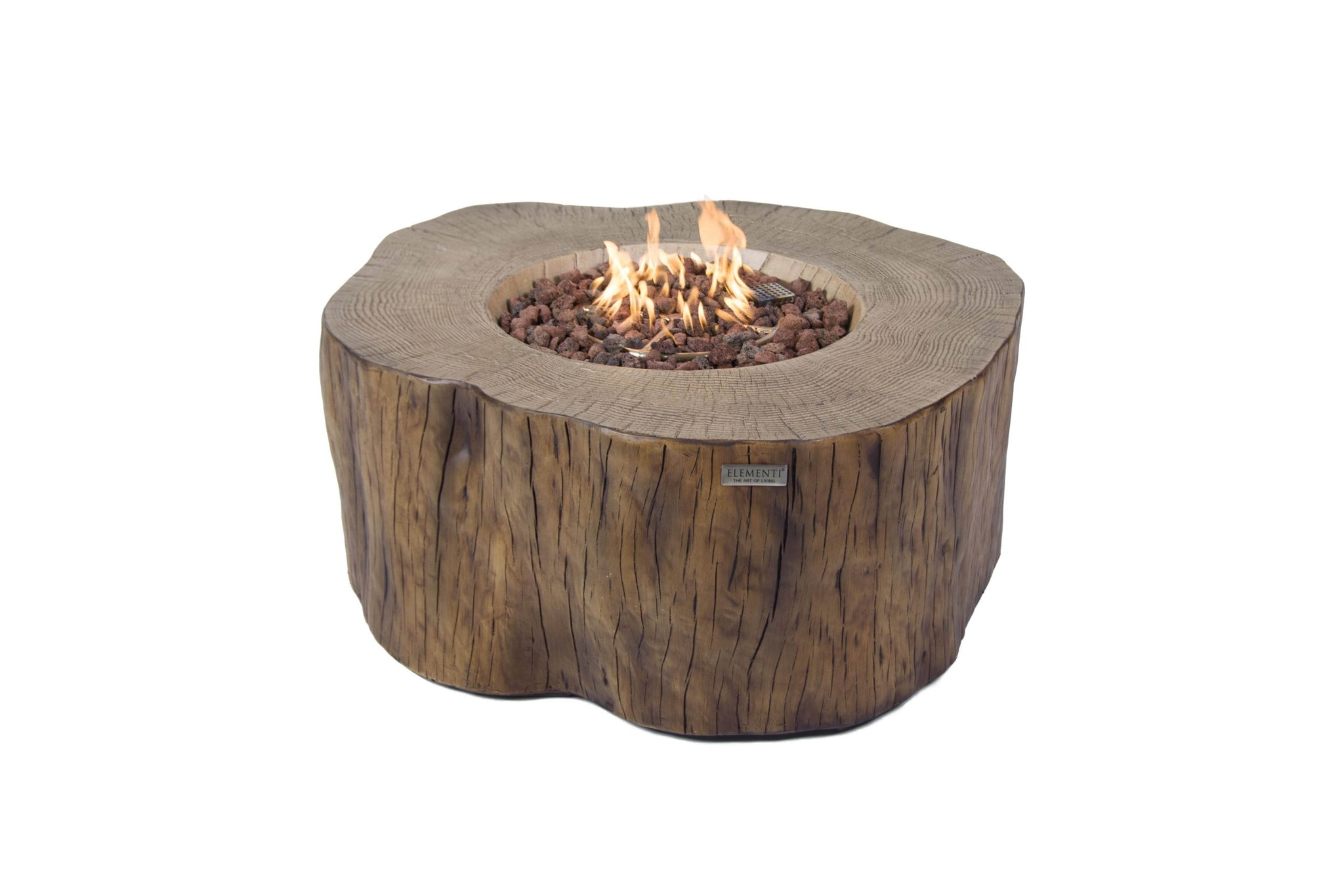 Manchester 42” Concrete Fire Table - Red wood