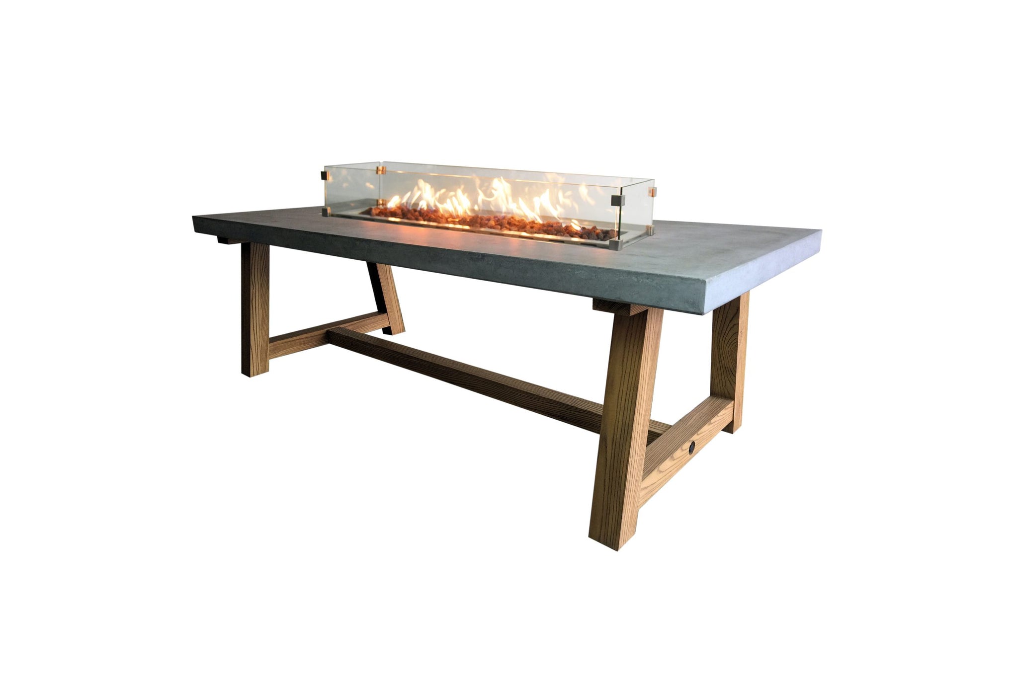 Sonoma 83” Concrete Fire/ Dining Table