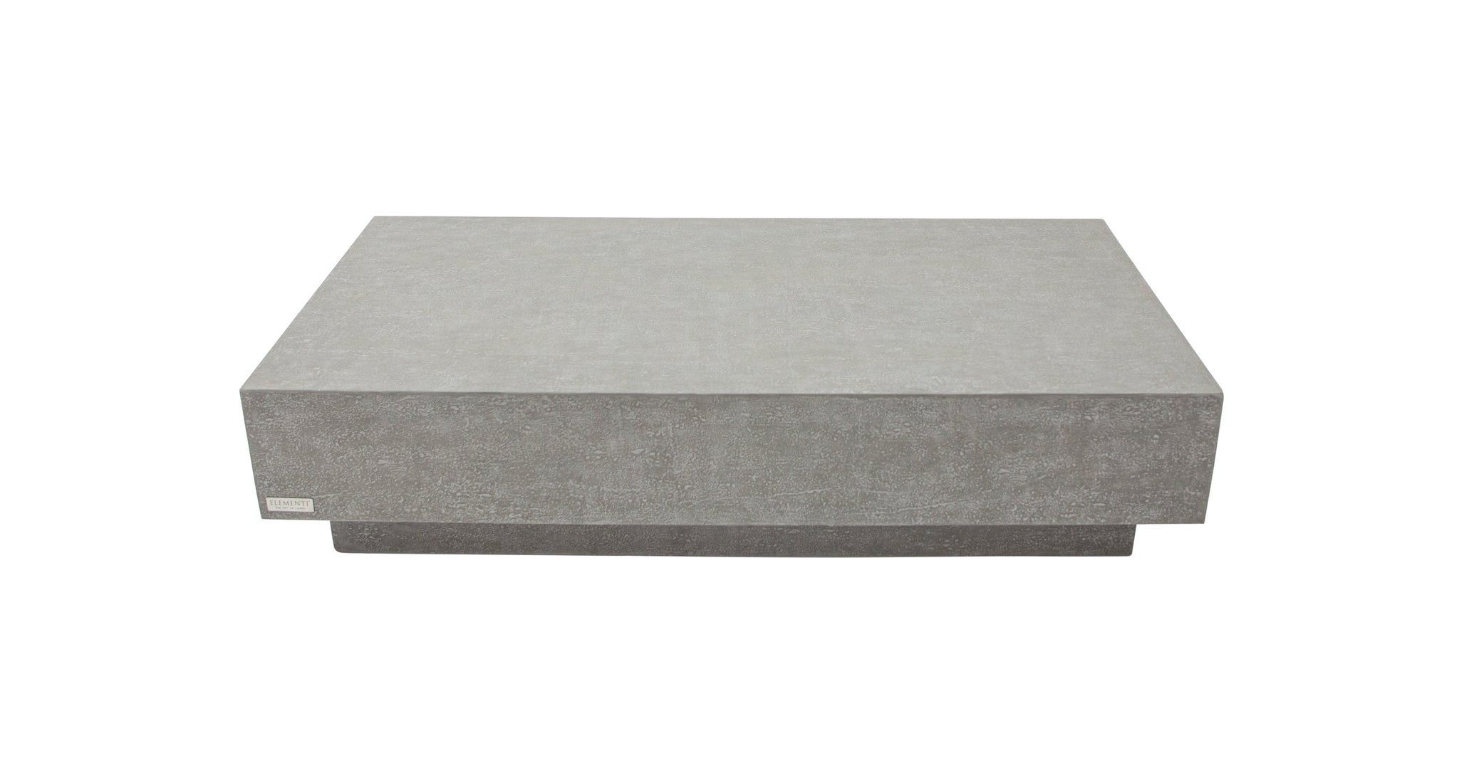 Tevere Concrete Coffee Table - 60" Rectangular