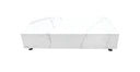 Bianco Marble Porcelain Coffee Table - 62” Rectangle