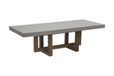 Malaga Rectangular Concrete Dining Table