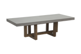 Malaga Rectangular Concrete Dining Table - 96"