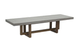 Malaga Rectangular Concrete Dining Table - 120"