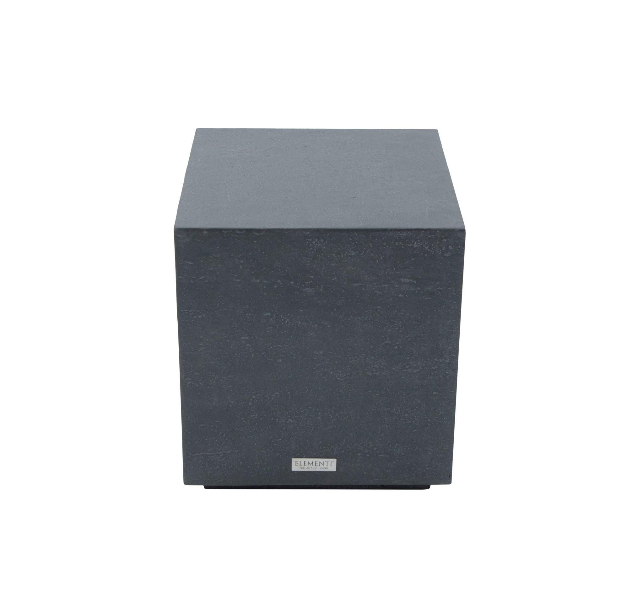 Tevere 18" Square Concrete Side Table
