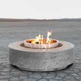 Artemis Smokeless Fire Pit - GFRC Base - Corten Steel Insert - 42"