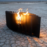 Mobius Fire Sculpture - Stainless Steel - 60"