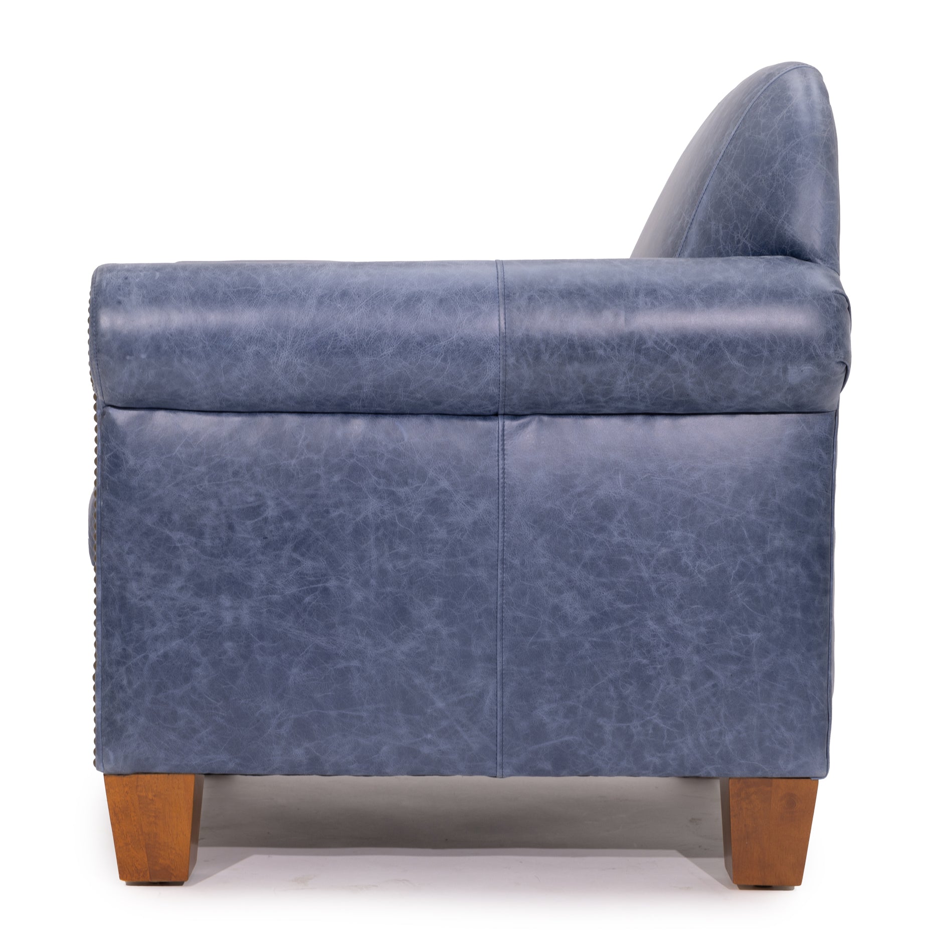 Hamilton Arm Chair Denim Top Grain Leather