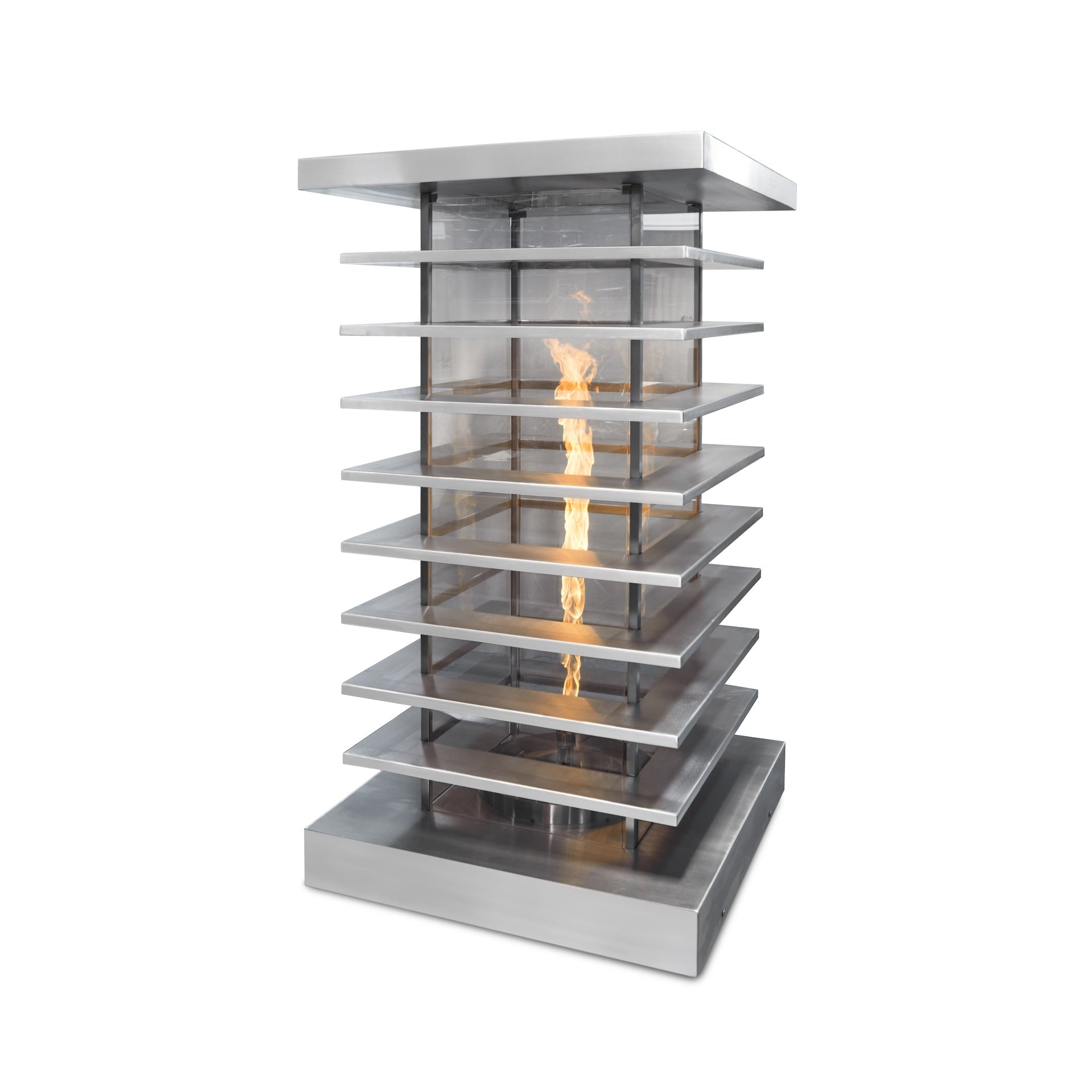 High Rise Fire Tower - Stainless Steel - 48"
