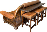 Longhorn Sofa w/Built In Bar