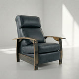 Whiskey Barrel Recliner — Full-Grain Leather
