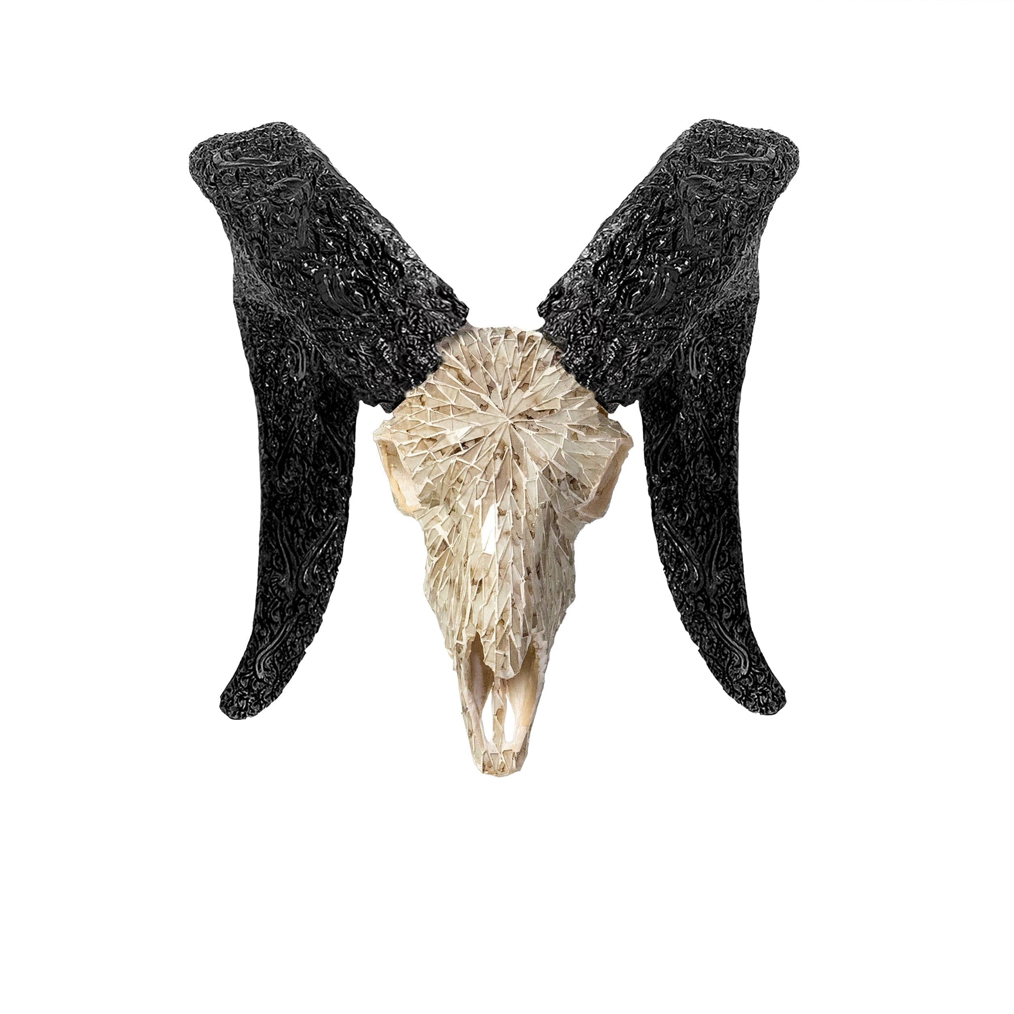 Ram Skull - Beige Mirror // Mosaic Finish