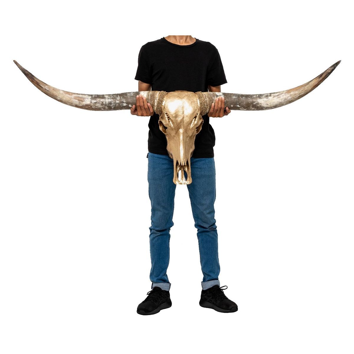 Longhorn Skull - Golden Storm