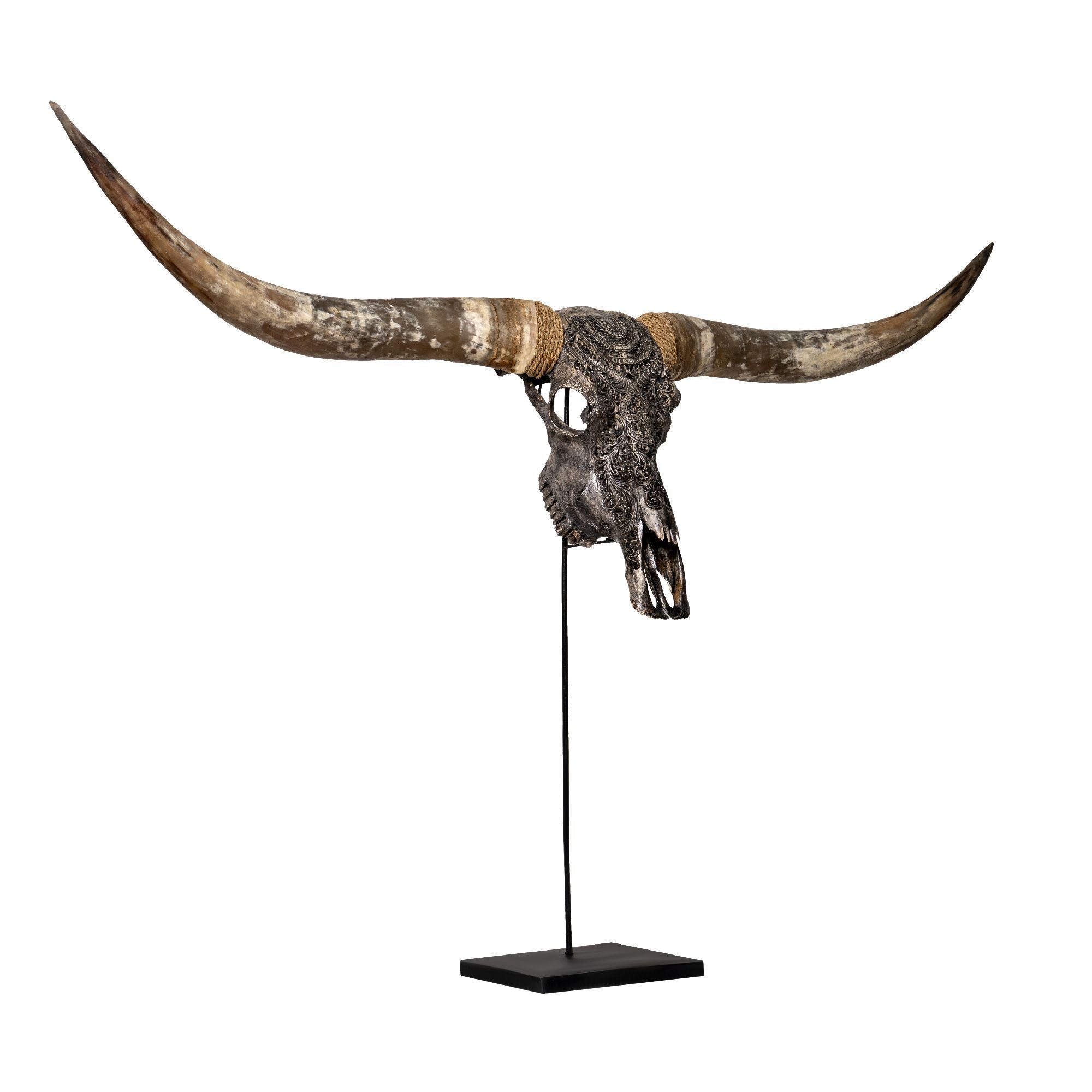 Longhorn Skulls - Metallic Stand