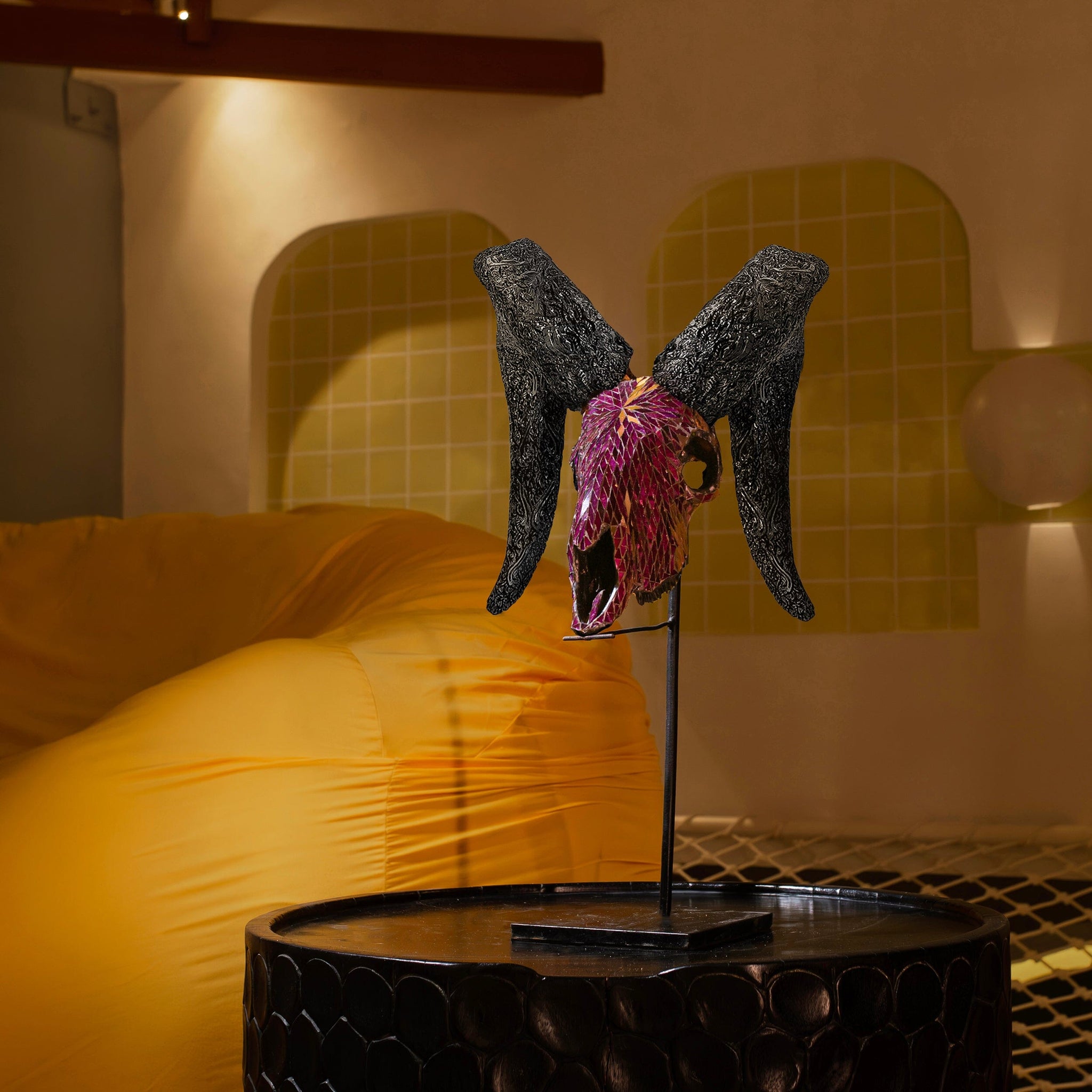 Ram Skull - Purple Mirror // Mosaic Finish