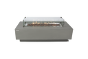Granville 60” Concrete Fire Table – Light Gray