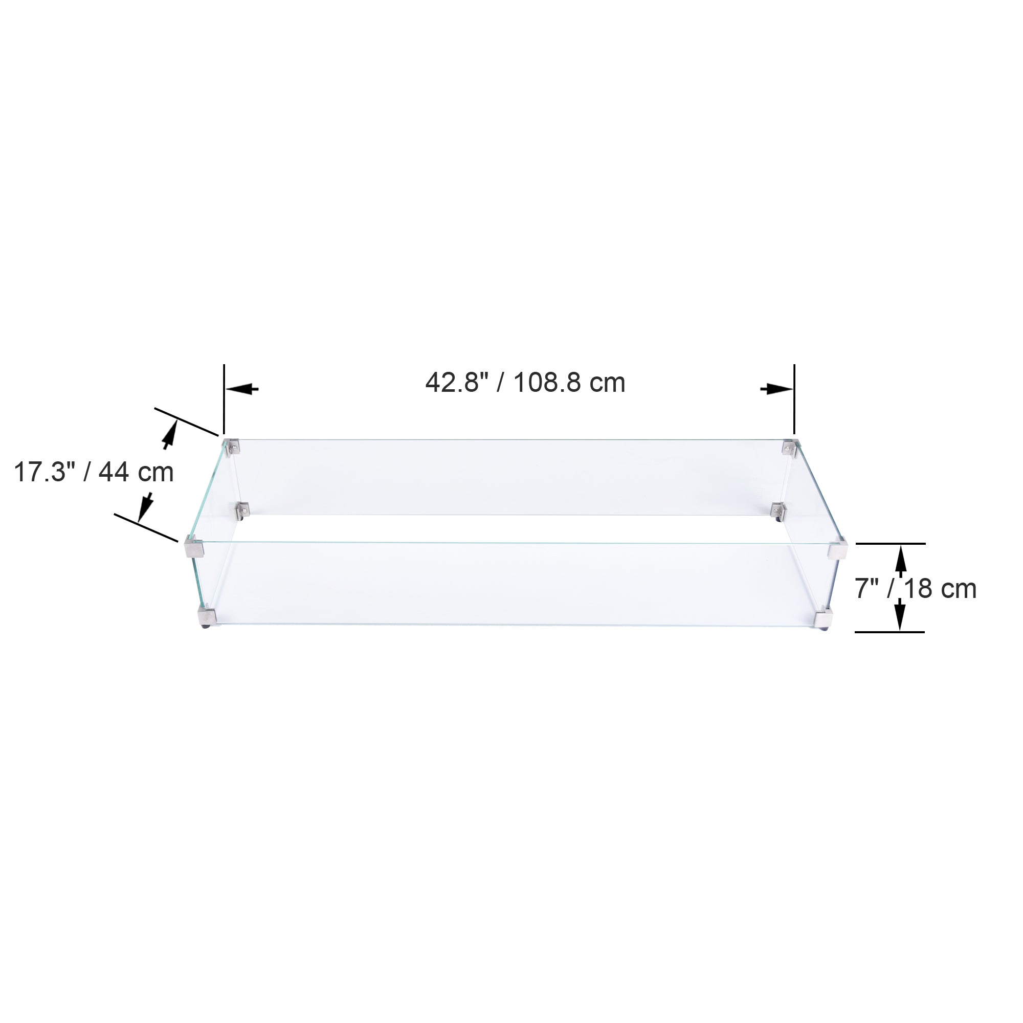 Wind Screen for Andes Fire Table (ONC05-027)