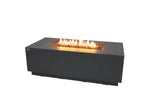 Andes 66” Concrete Fire Table with Hidden Tank - Dark Gray