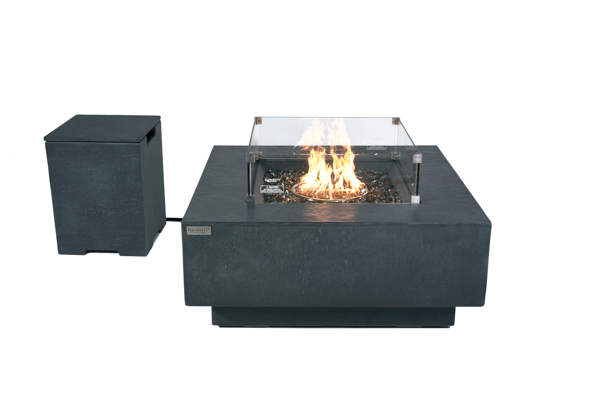 Bergen 40” Fire Table
- Slate Black