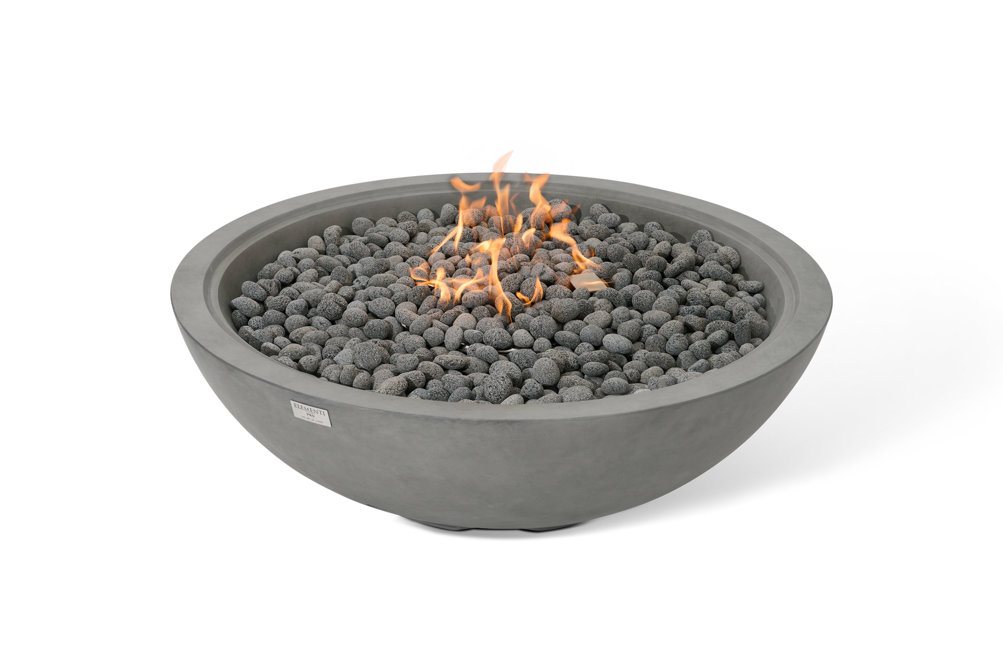 Rose Bowl Fire Pit - 100,000 BTU - Moon Grey
