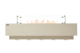 Ravello Fire Table - 100,000 BTU - Frosted Cream White