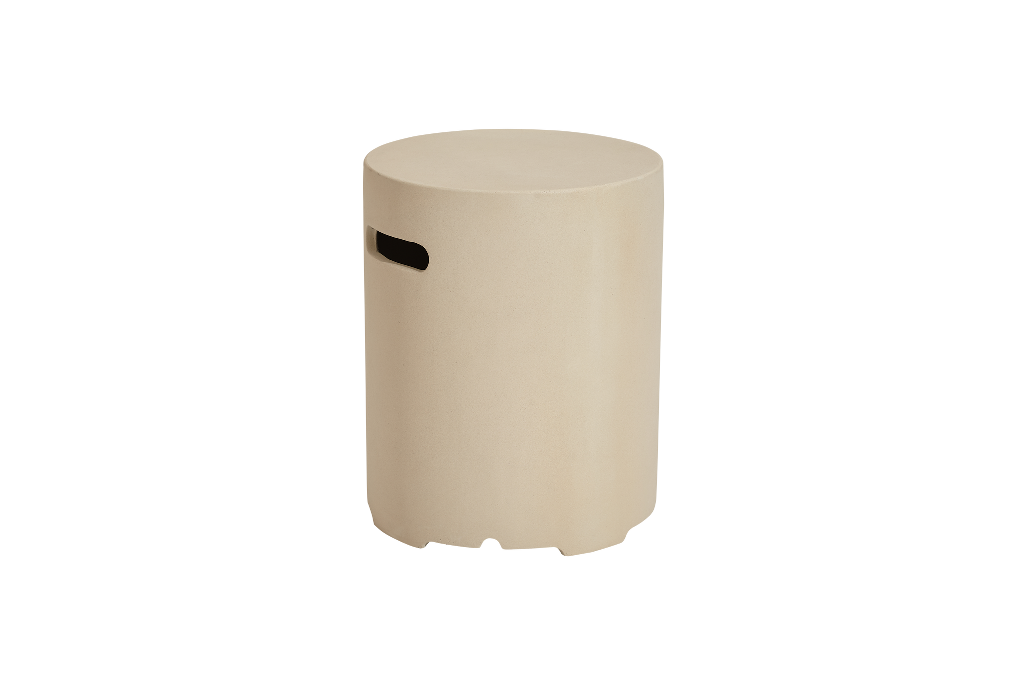 Round Tank Cover -20.0''H
- Frosted Cream White