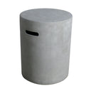 Round Tank Cover -20.0''H 
- Light Gray